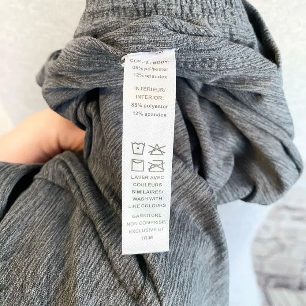 Freedom Trail Kyodan Womens Gray Active Dress Racerback Moisture Wicking Gray XS